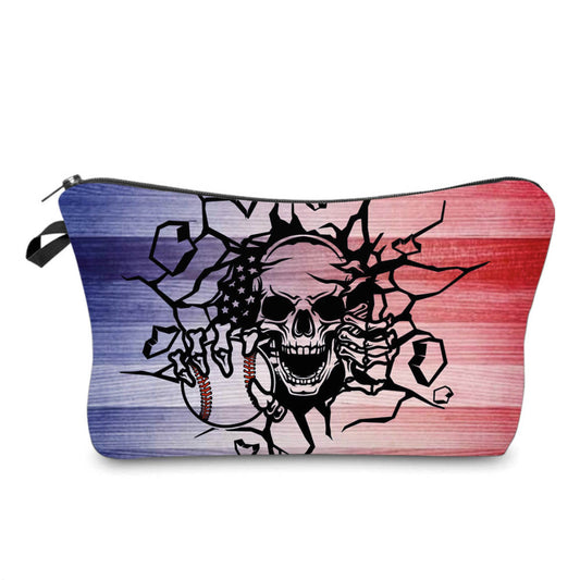 Baseball Skull - Water-Resistant Multi-Use Pouch