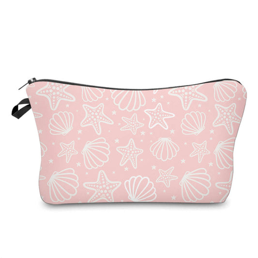 Pink Seashells Sea Shell - Water-Resistant Multi-Use Pouch