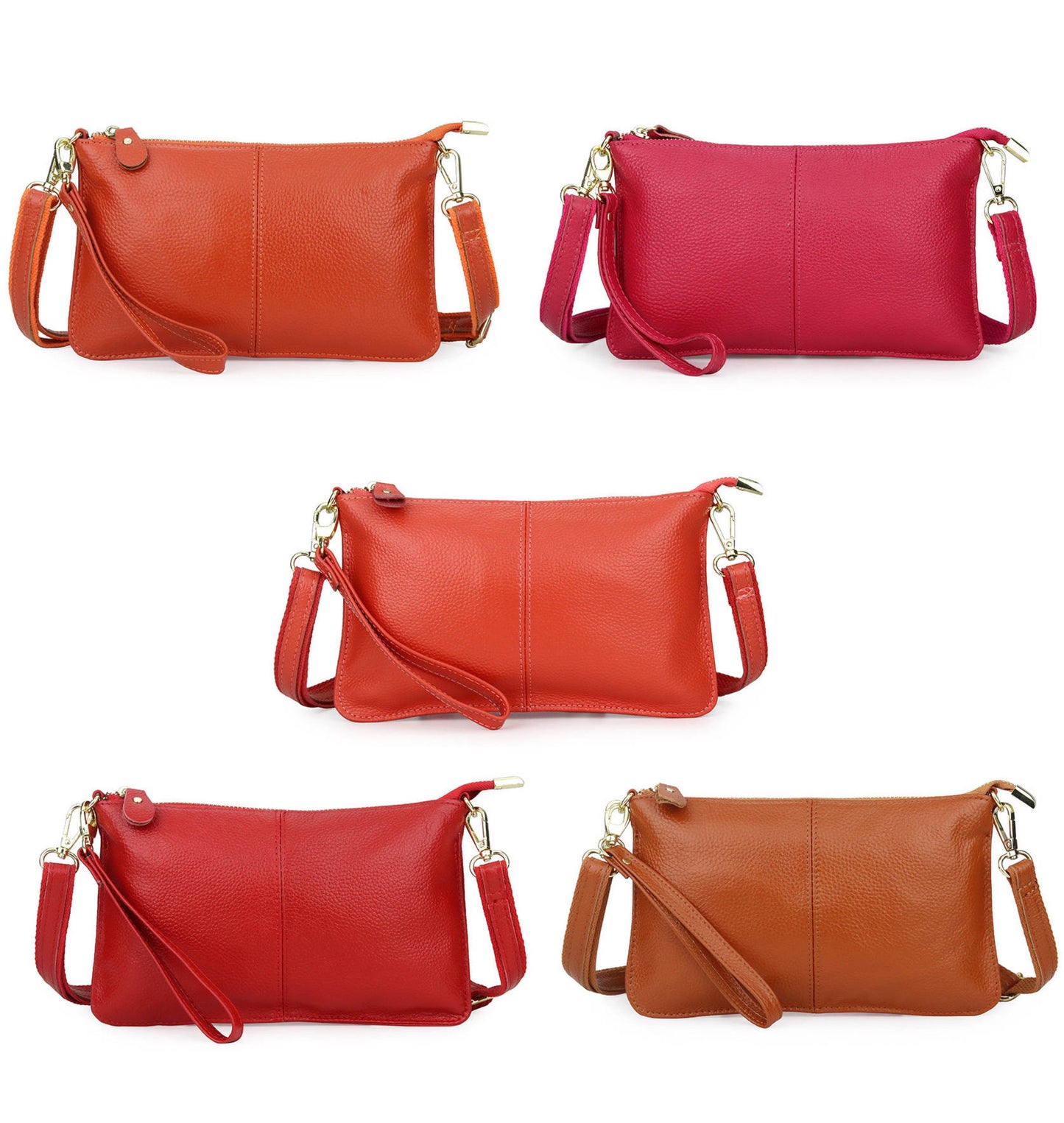 The Megan Clutch Crossbody - GENUINE LEATHER