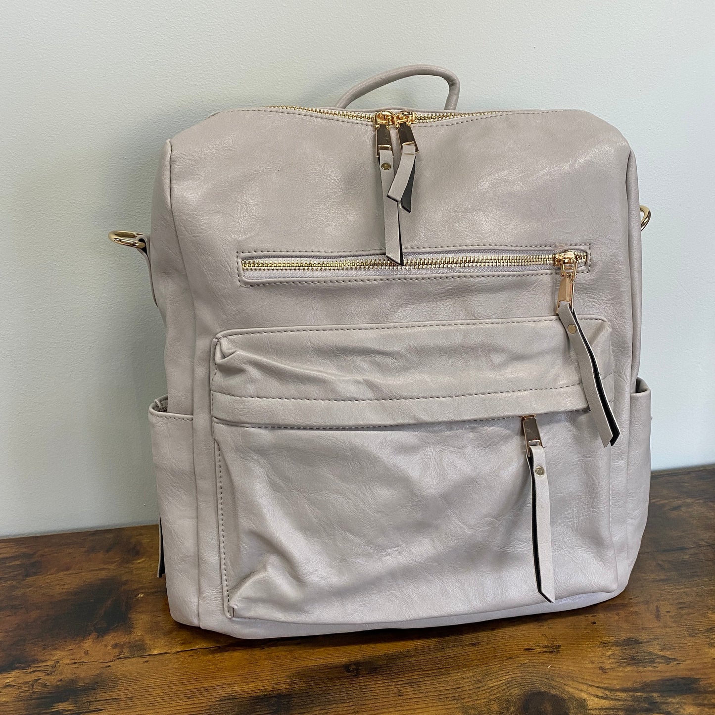 The Brooke Backpack - Light Grey