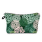Pink & Green on Green Dahlia - Water-Resistant Multi-Use Pouch