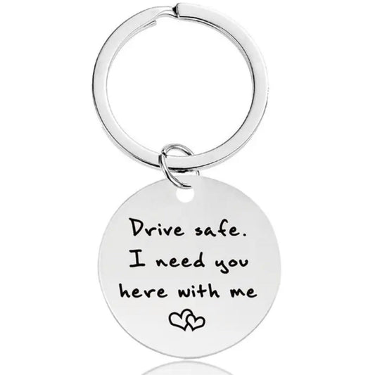 Drive Safe Affirmation Keychain