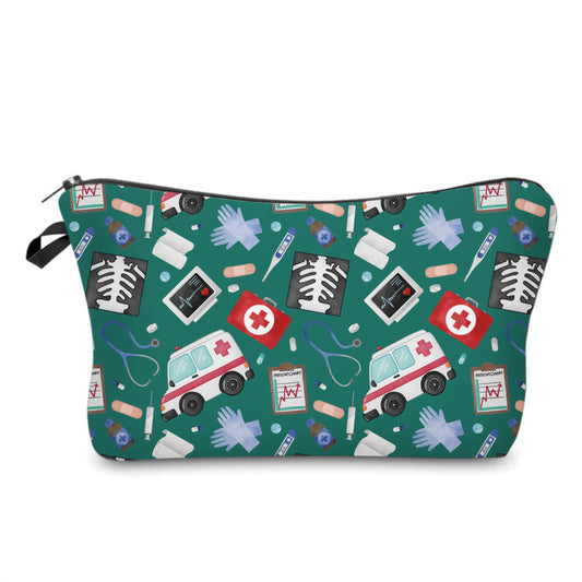 Green Nurse / Doctor / EMS / EMT Things - Water-Resistant Multi-Use Pouch