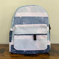 Blue Stripe - Water-Resistant Mini Backpack