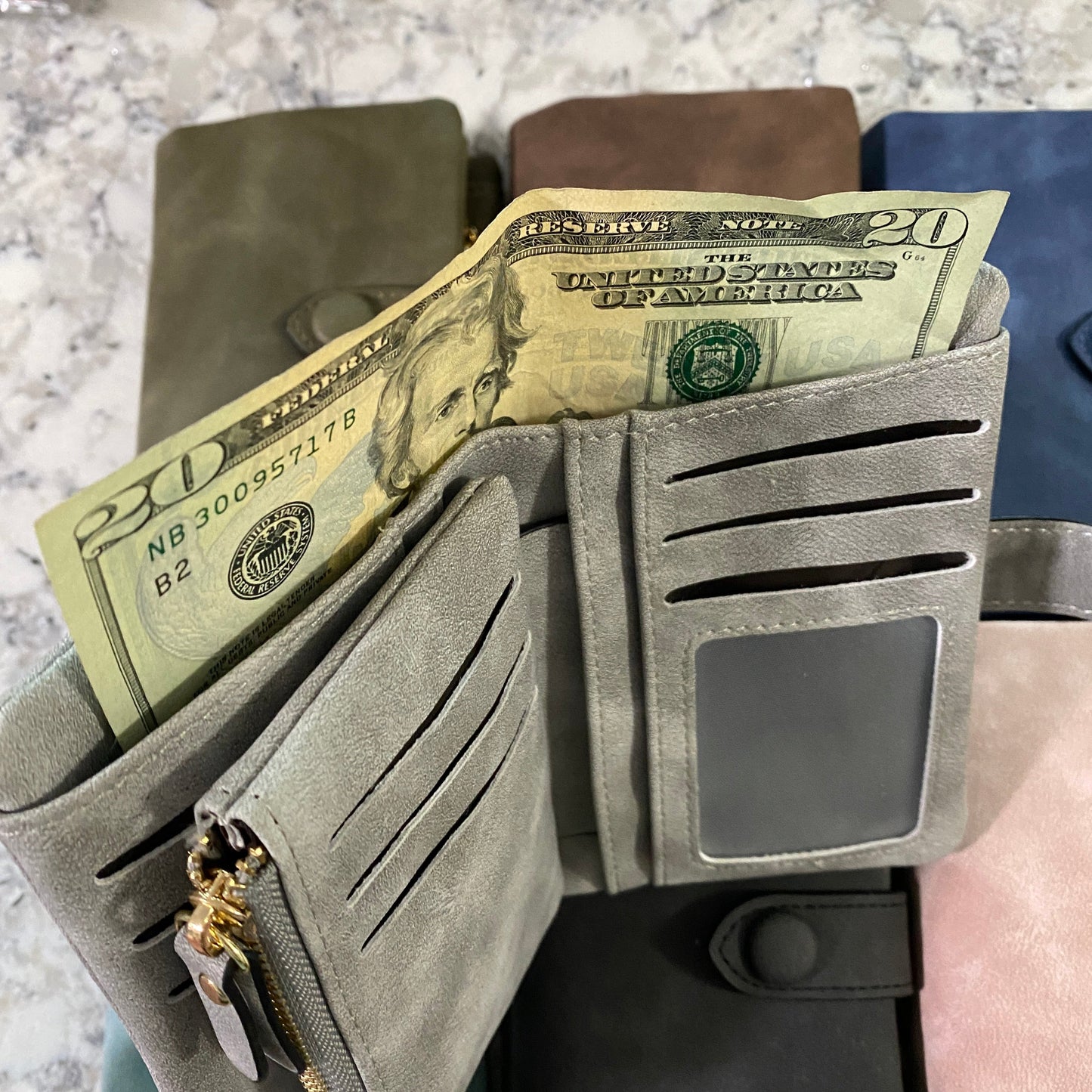 Faux Leather Wallet