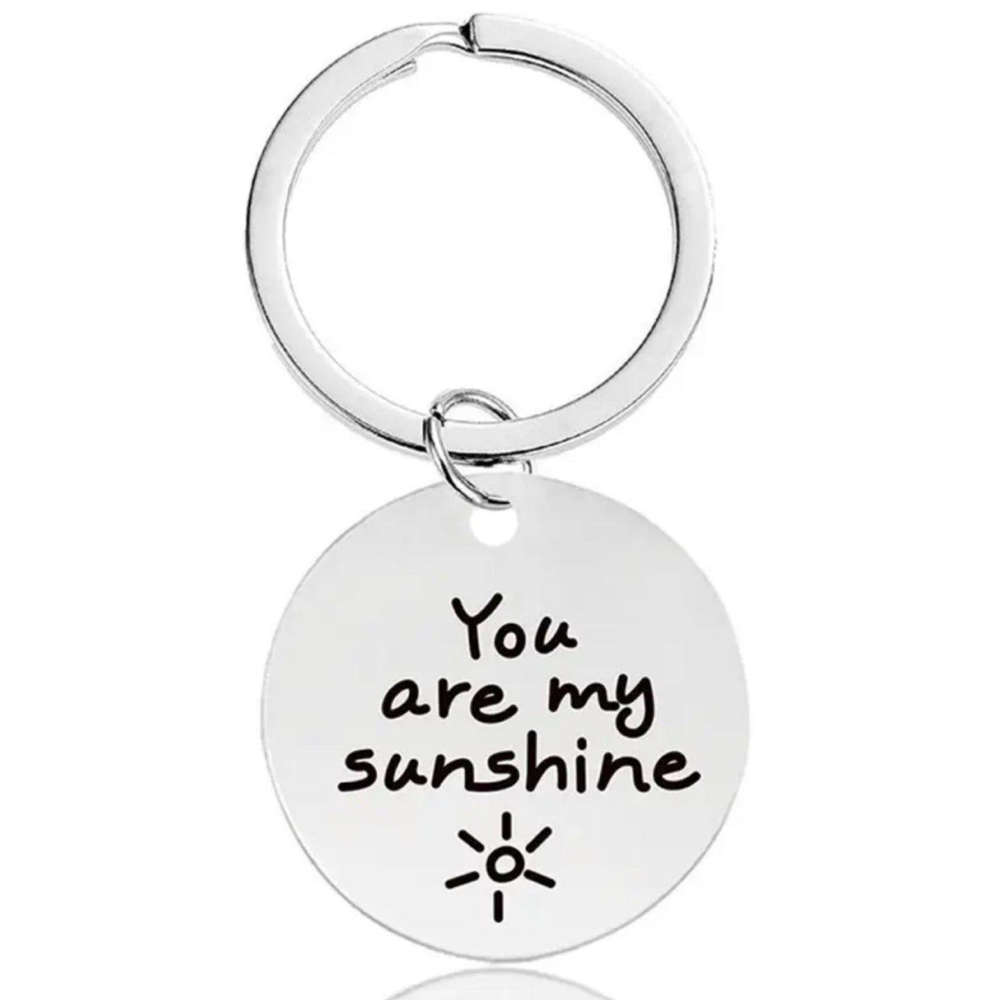 You Are My Sunshine Affirmation Keychain