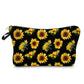 Sunflower with Stem - Water-Resistant Multi-Use Pouch