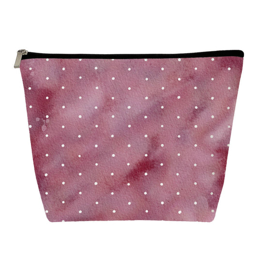 Fuchsia Polkadot - Water-Resistant Multi-Use XL Pouch