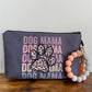 Dog Mama Charcoal Paw - Water-Resistant Multi-Use Pouch