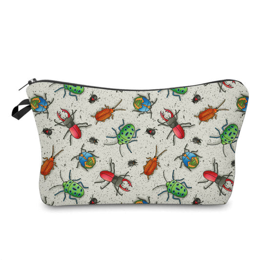 Grey Bugs - Water-Resistant Multi-Use Pouch