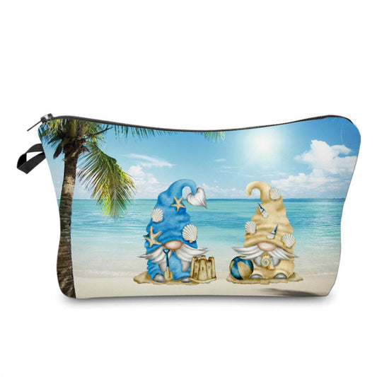 Gnomes Beach Sandcastle - Water-Resistant Multi-Use Pouch