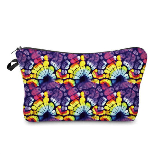 Tie Dye Purple Yellow  - Water-Resistant Multi-Use Pouch