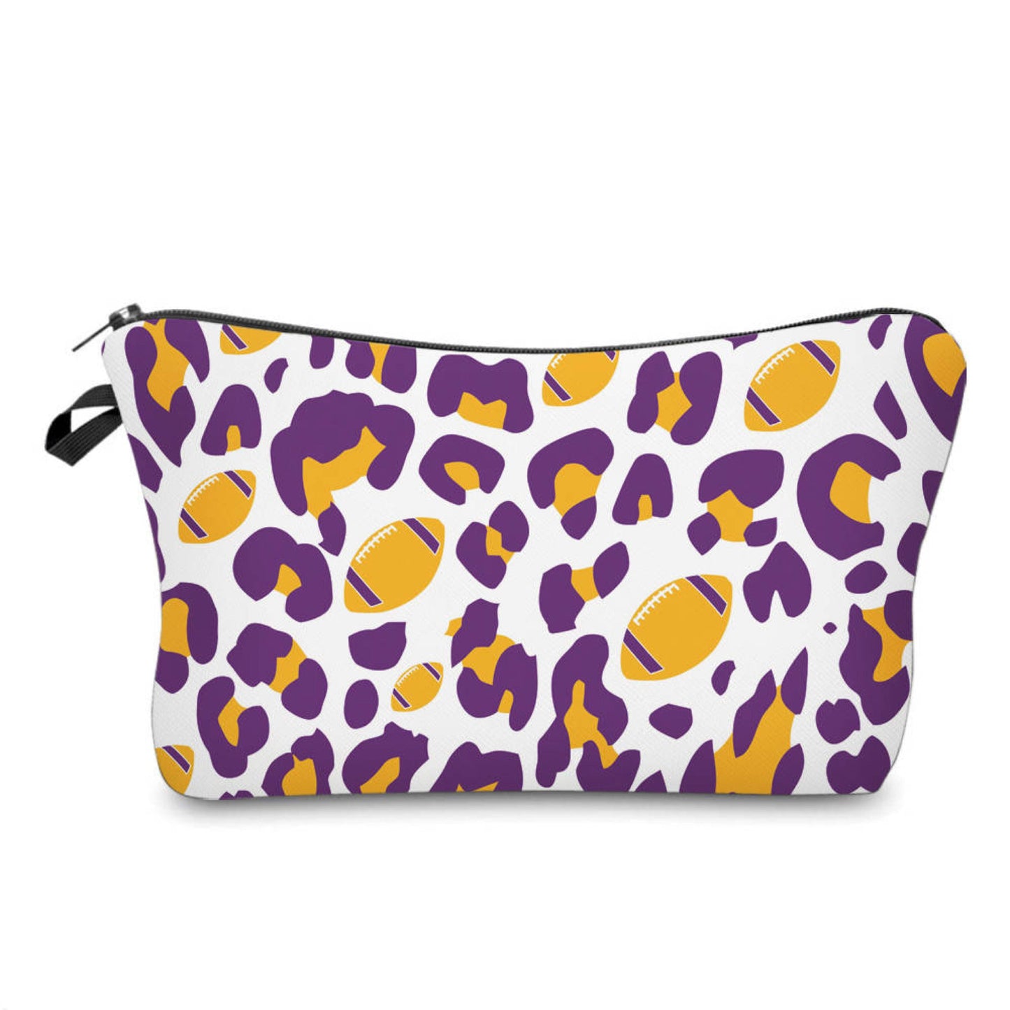 Animal Print Football - Water-Resistant Multi-Use Pouch