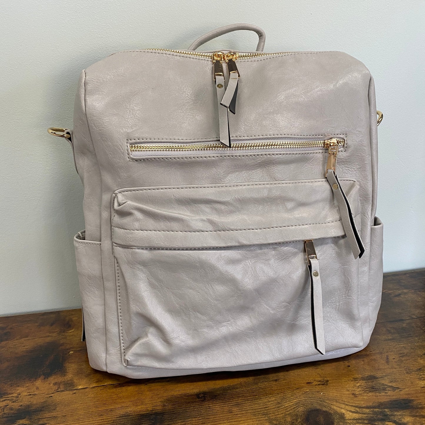 The Brooke Backpack - Light Grey