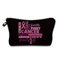 Breast Cancer Words - Water-Resistant Multi-Use Pouch