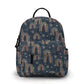 Denim Rainbow - Water-Resistant Mini Backpack