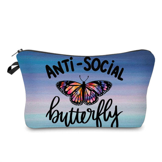 Anti-Social Butterfly - Water-Resistant Multi-Use Pouch