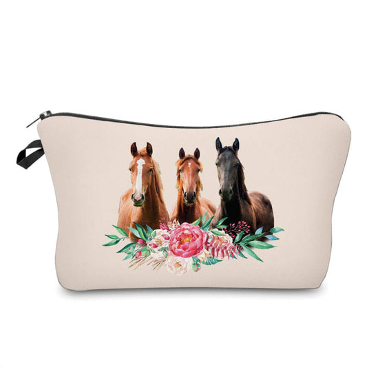 Horses - Water-Resistant Multi-Use Pouch