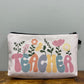 Teacher Flowers - Water-Resistant Multi-Use Pouch