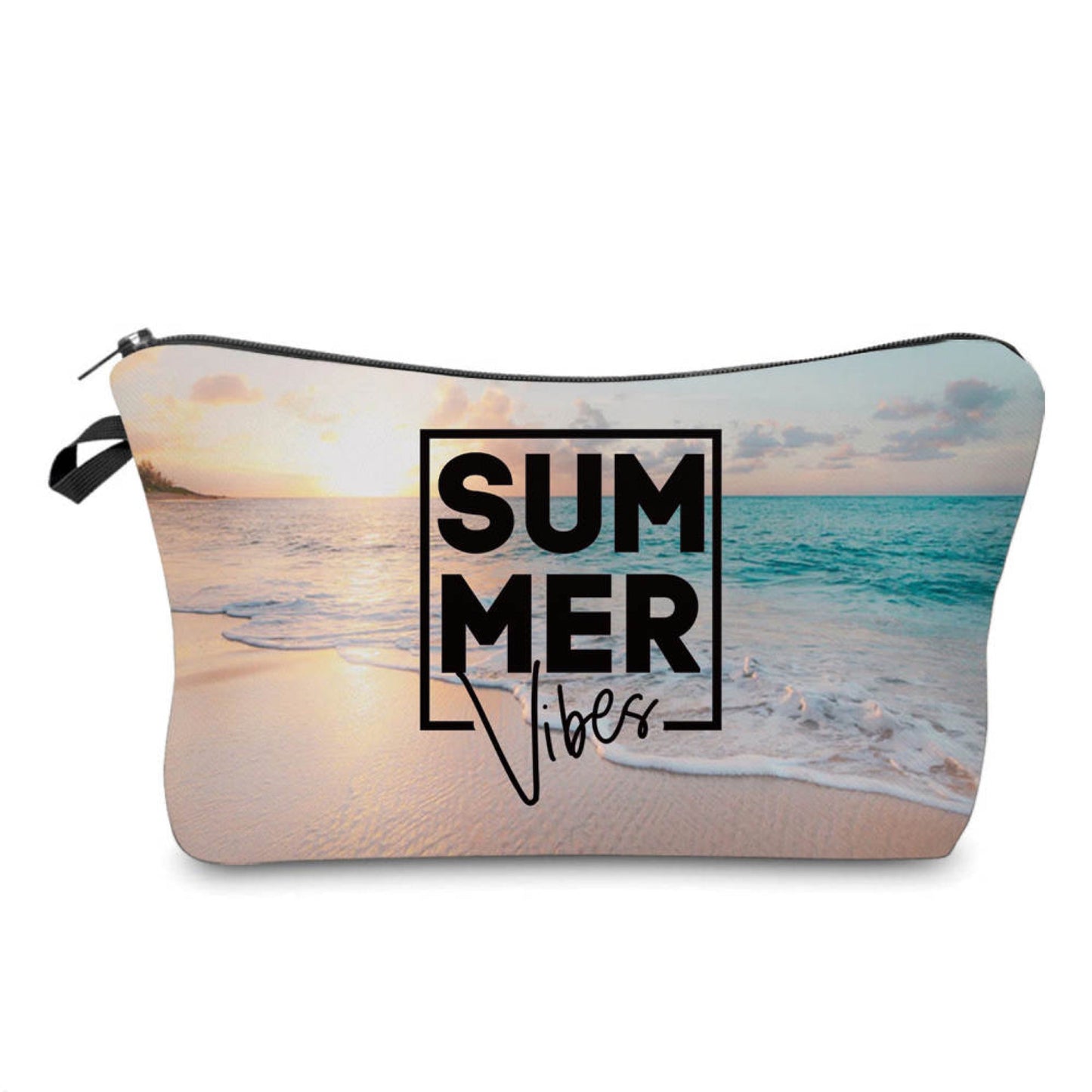 Summer Vibes Beach - Water-Resistant Multi-Use Pouch