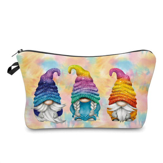 Gnome, Tie Dye Trio - Water-Resistant Multi-Use Pouch