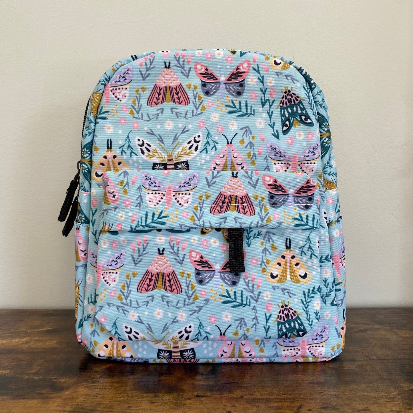 Butterfly Moth on Mint - Water-Resistant Mini Backpack