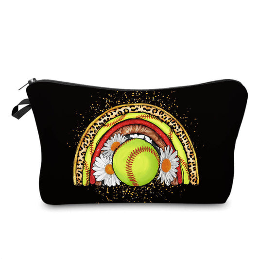 Softball Rainbow - Water-Resistant Multi-Use Pouch