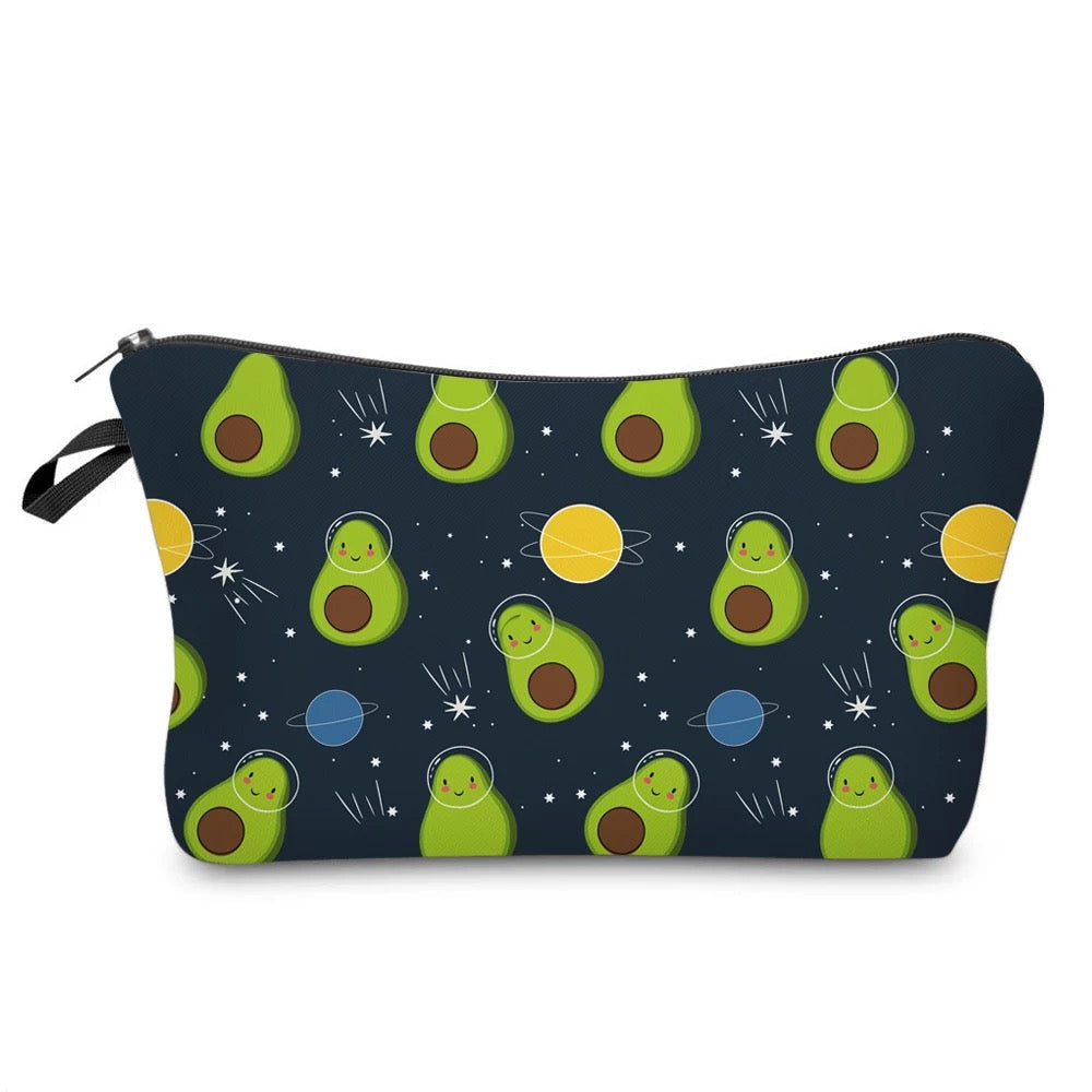 Space Avocado - Water-Resistant Multi-Use Pouch