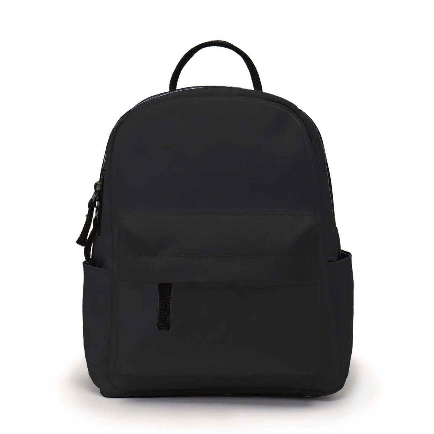 Solid Black - Water-Resistant Mini Backpack