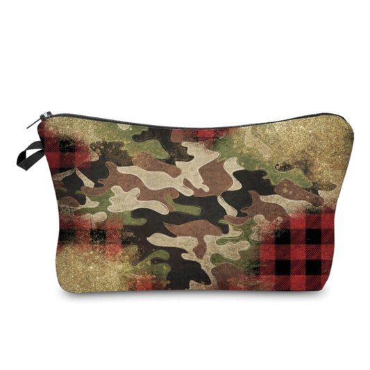 Camo Plaid - Water-Resistant Multi-Use Pouch