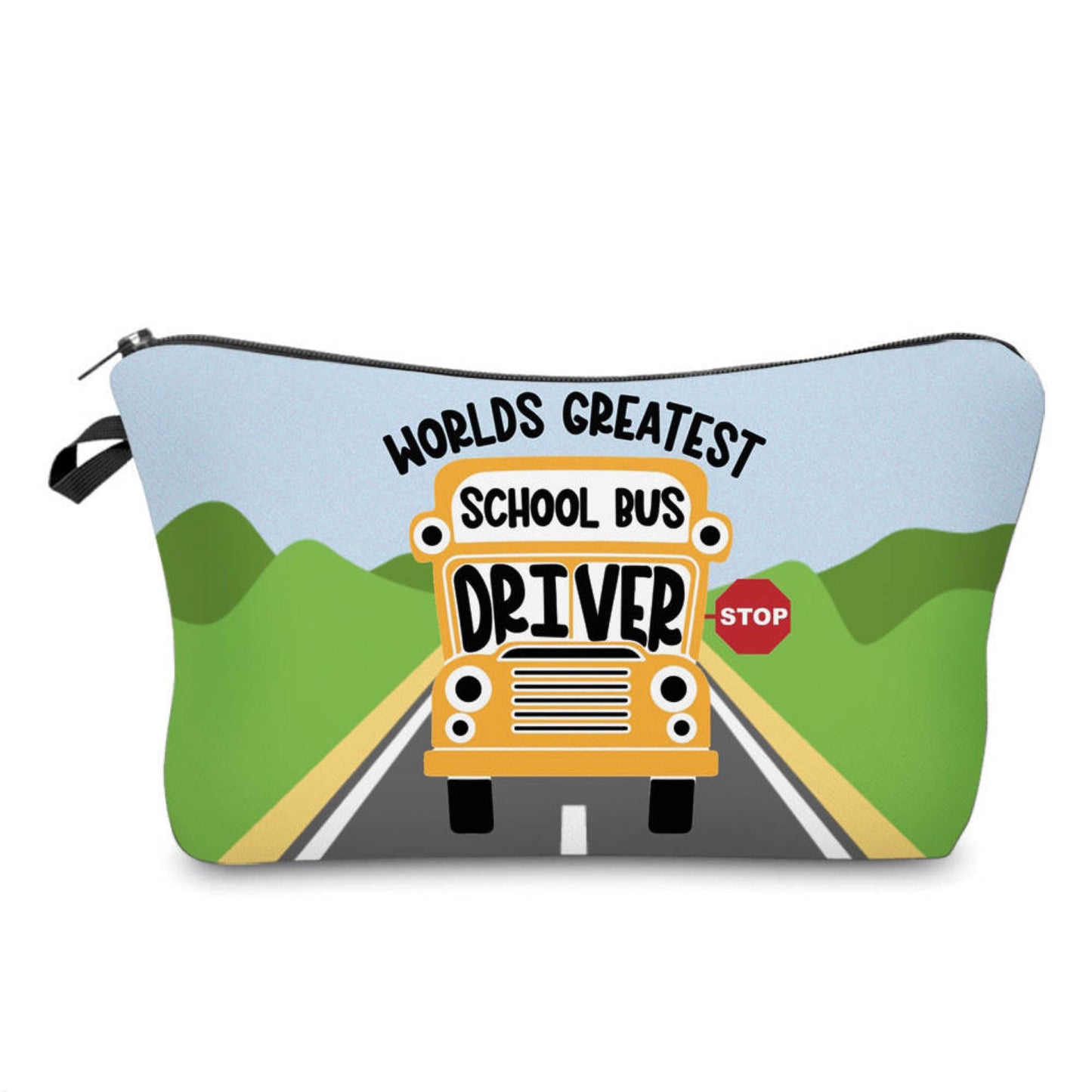 Worlds Greatest School Bus Driver - Water-Resistant Multi-Use Pouch