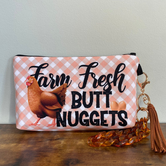 Farm Fresh Butt Nuggets - Water-Resistant Multi-Use Pouch