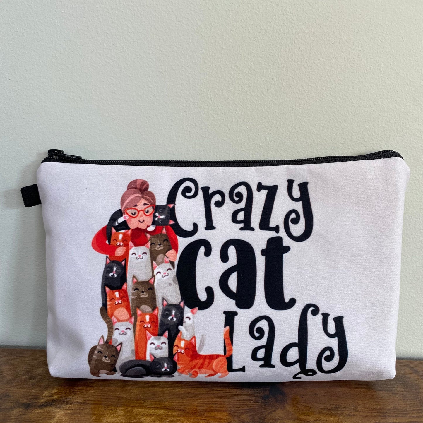 Crazy Cat Lady - Water-Resistant Multi-Use Pouch