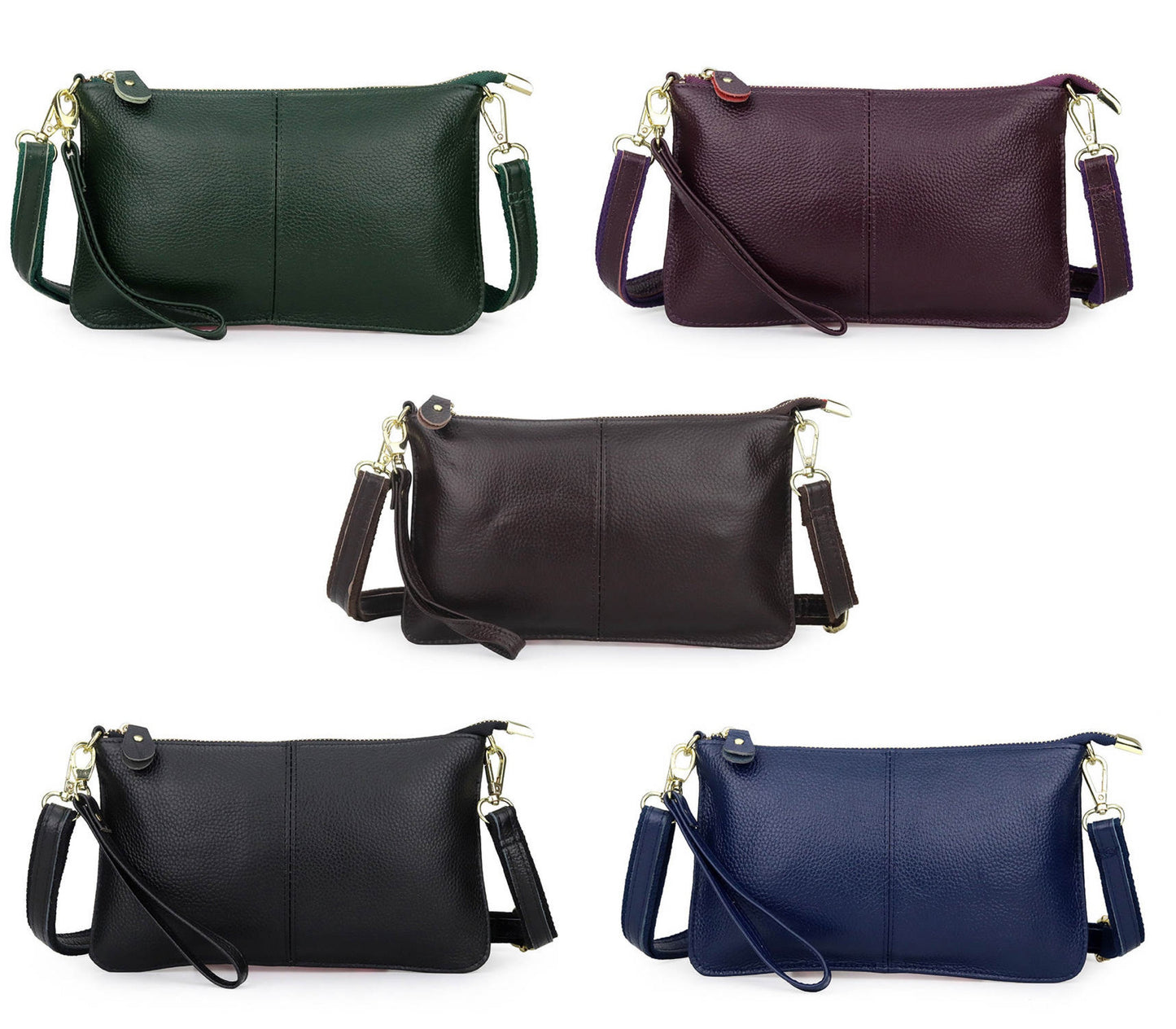 The Megan Clutch Crossbody - GENUINE LEATHER