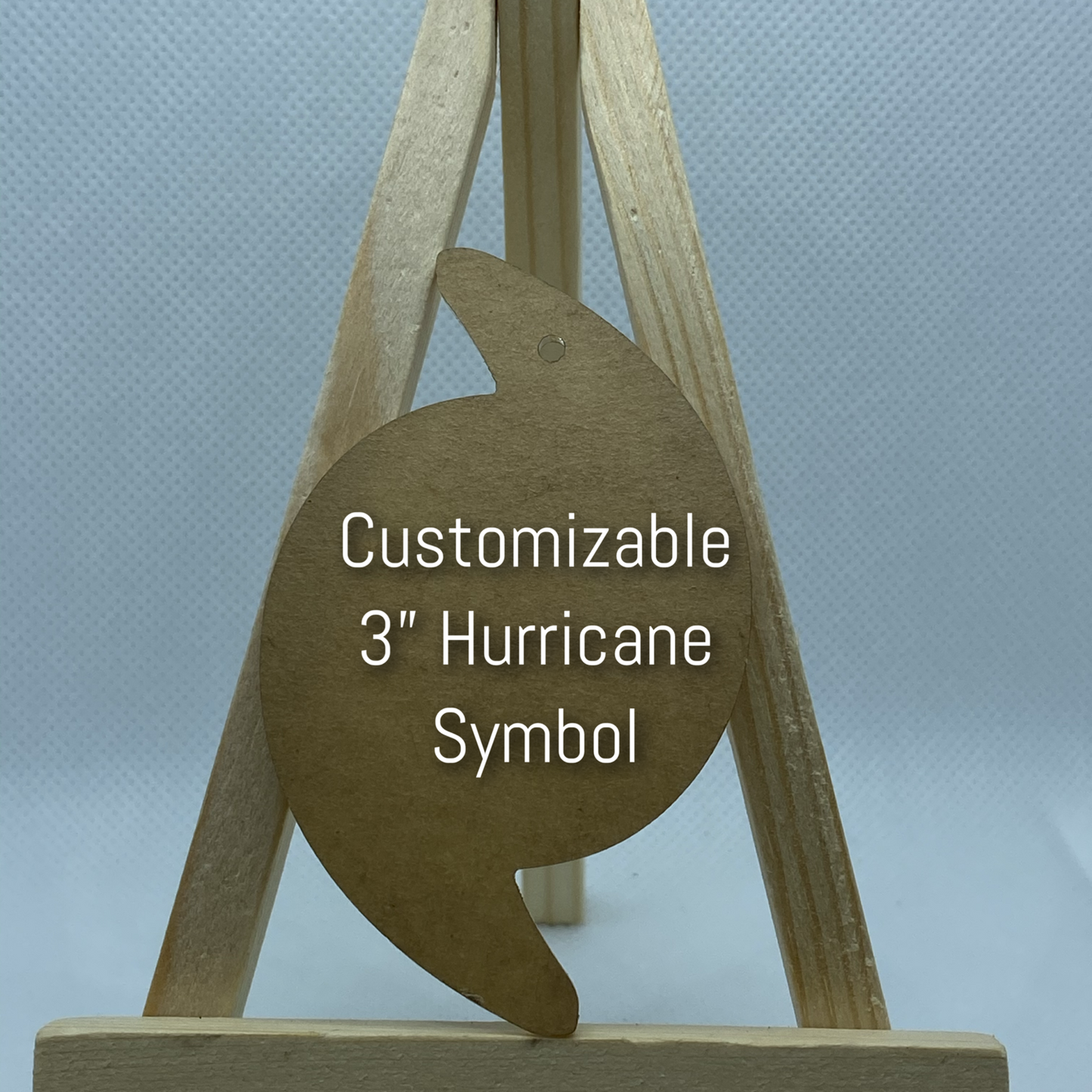 3" Custom Hurricane Symbol