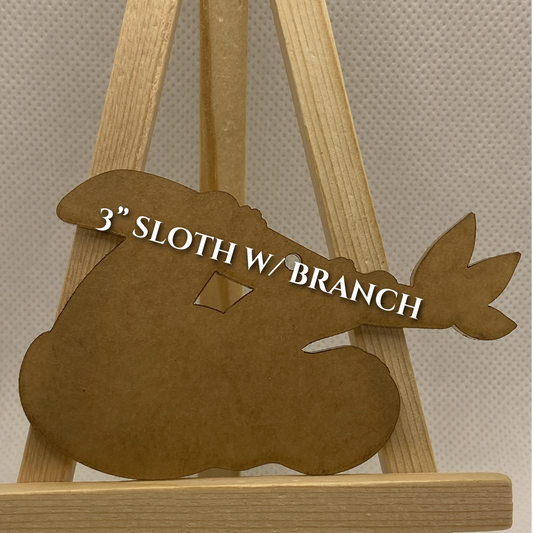 3" Custom Sloth w/ Branch