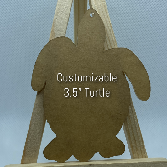 3.5" or 1.5" Custom Turtle