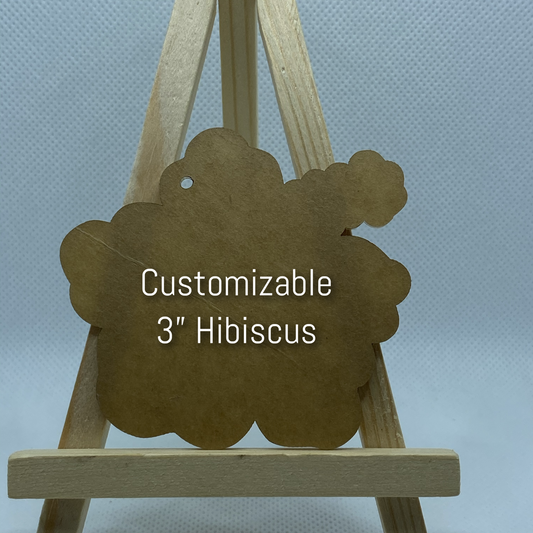 3" Custom Hibiscus