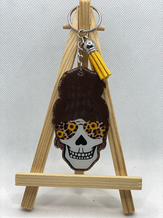 3" Mom Skull w/ Sunglasses