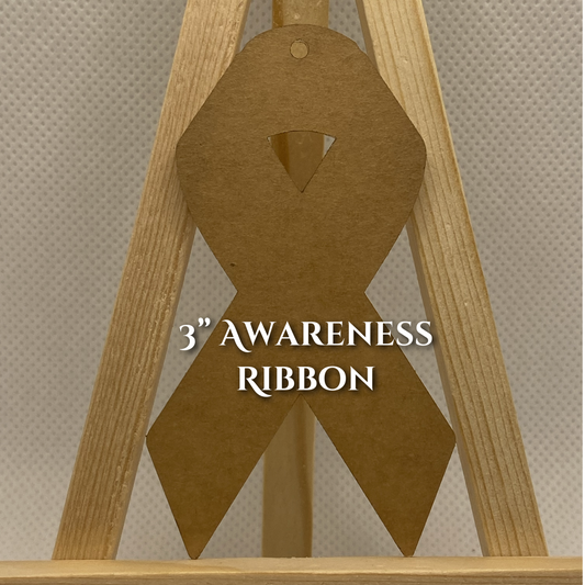 3" Custom Awareness Ribbon