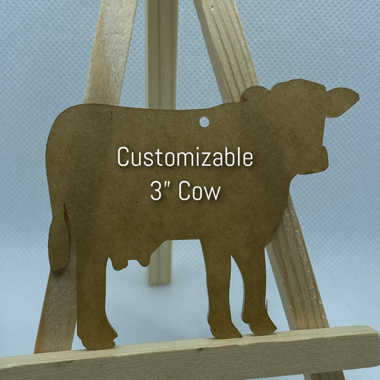 3" Custom Cow (Full Body)